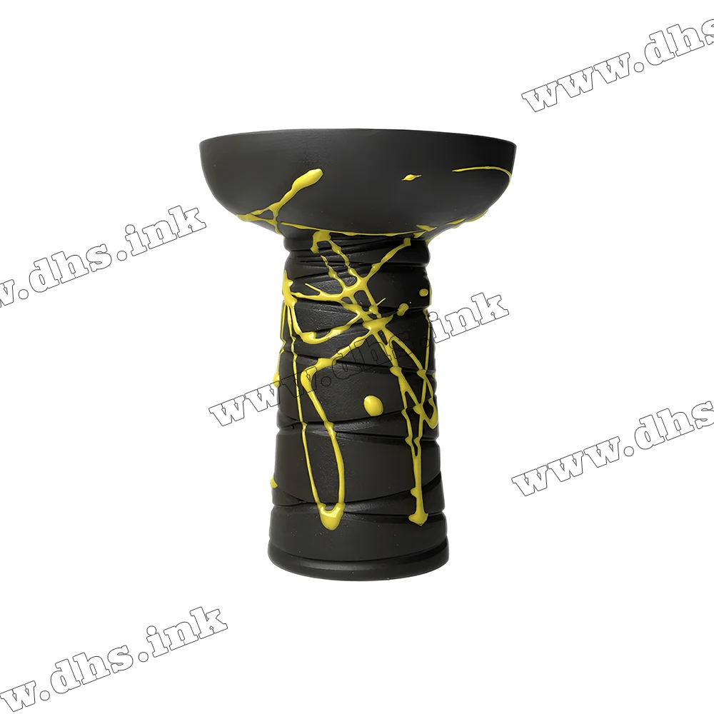 Чаша для кальяну Gusto Bowls - Classic Phunnel Glaze Yellow